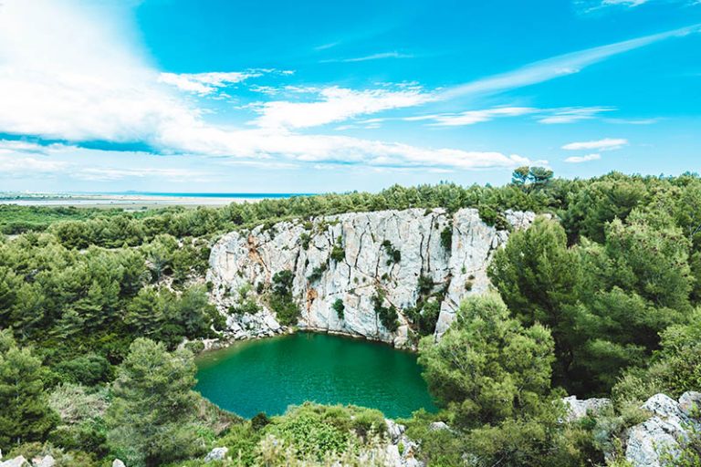 Gouffre de l’Œil Doux vu du ciel