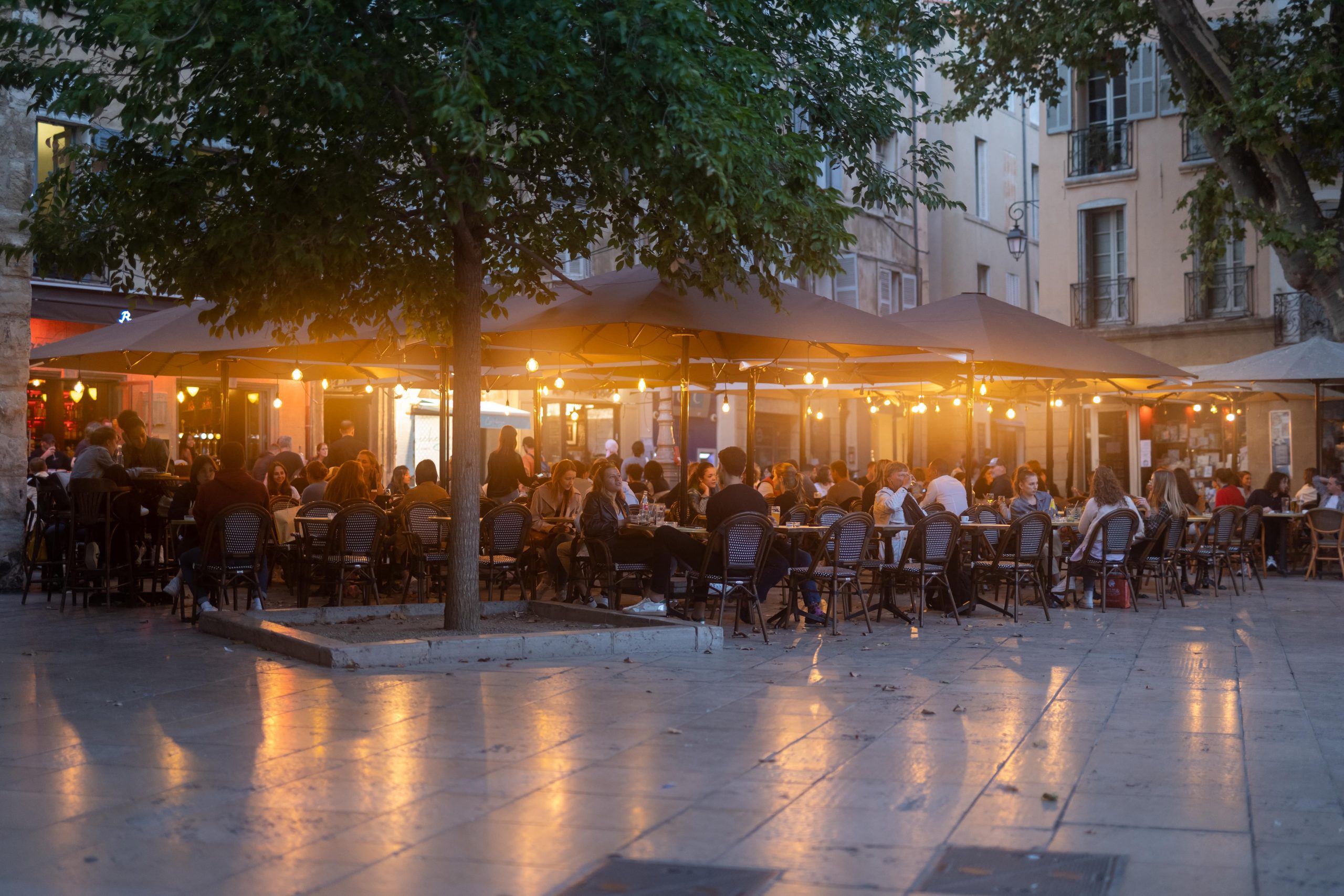 La place de la mairie, Aix-en-Provence