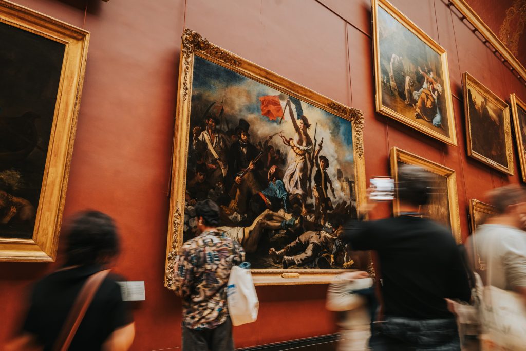 La Liberté guidant le peuple au musée du Louvre