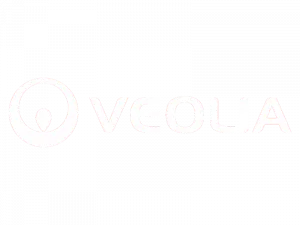 Logo de Veolia en blanc