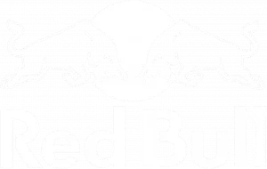 Logo de Redbull en blanc