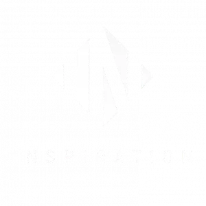Logo de Inspiration en blanc