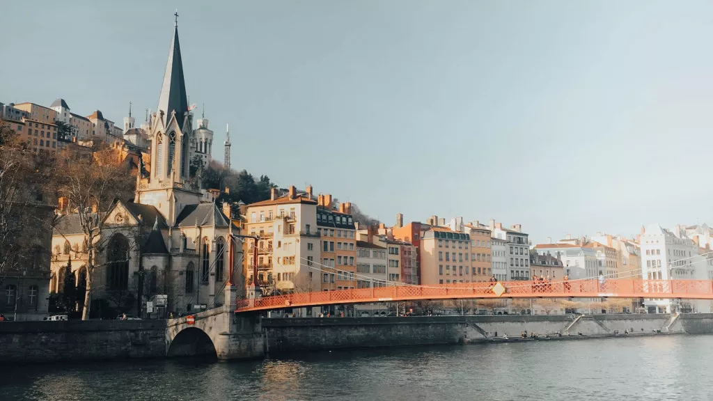 Les quais de Saône à Lyon
